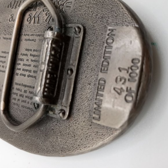 Laundry Service Buckle Wichita KS Domestic Textile Services Kansas Cargo Vintage - Picture 9 of 9